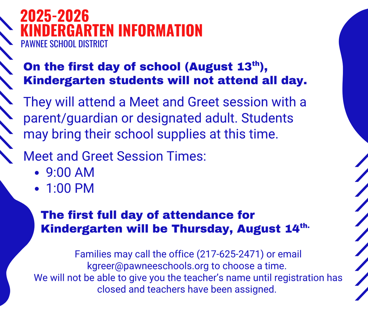 k first day